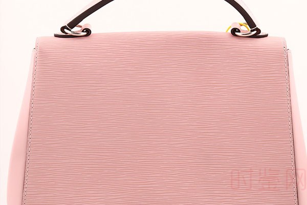 LV水波纹粉色手提包